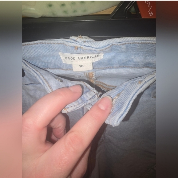 🍁🍂Good american 18 Good Legs Jagged Edge Jeans - Picture 4 of 5